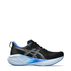 Asics Men's Novablast 5 Sneaker in Black/White Daily Routine Water   Resistant