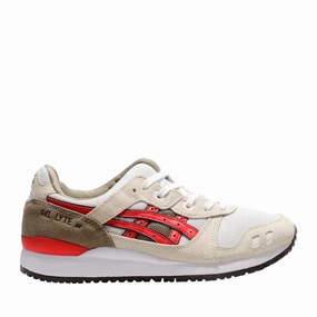 fall - specific shoes Asics Gel - Lyte III OG Smoke Grey / Red Alert  1201A832-020 Men's