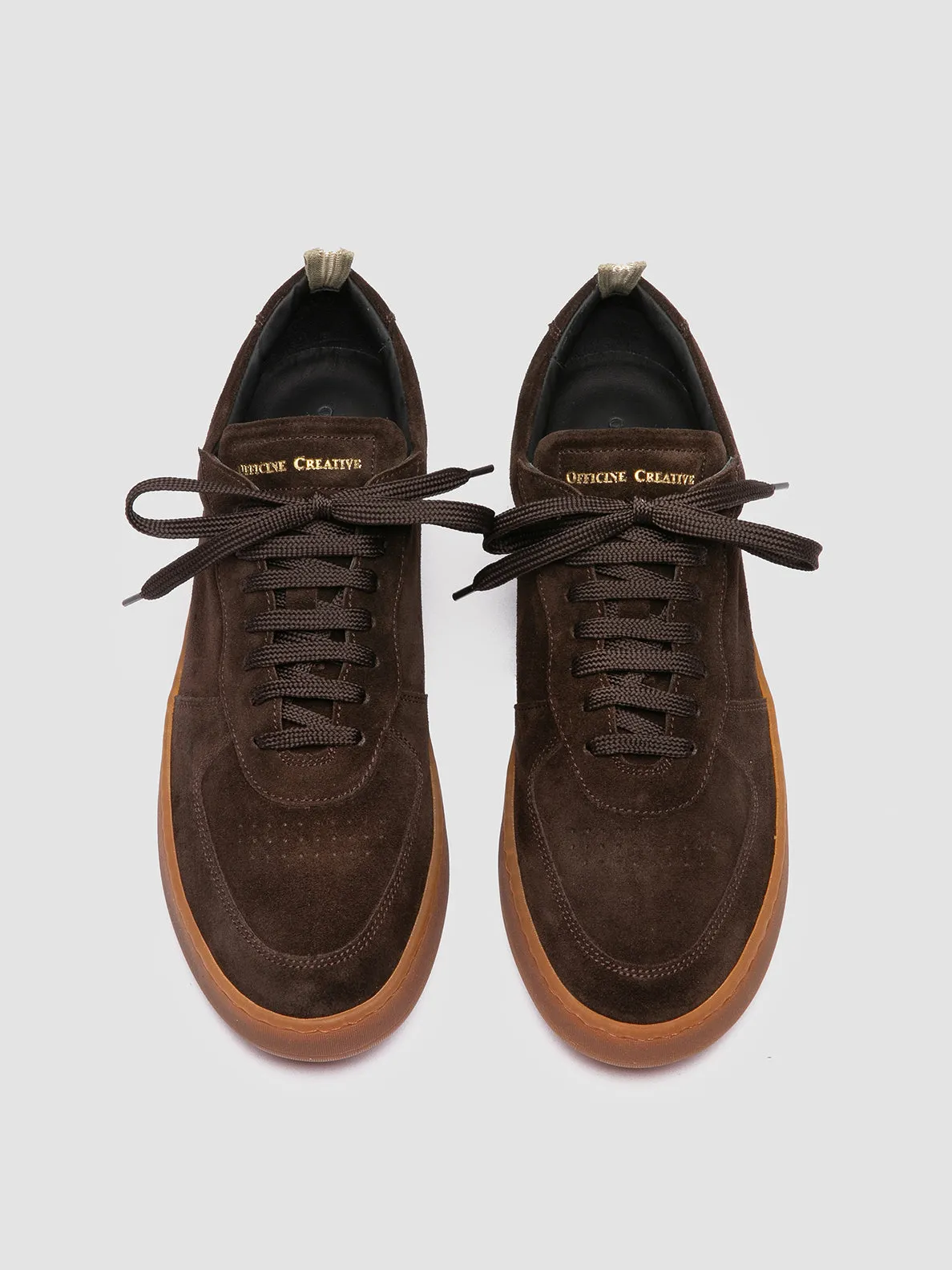 drama - themed running wear afternoon running footwear ASSET 001 - Dark Brown Suede Sneakers