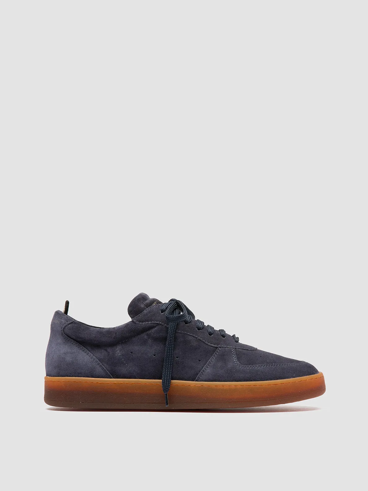 narrow - fit ASSET 001 - Navy Suede Low Top Sneakers