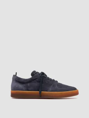 narrow - fit ASSET 001 - Navy Suede Low Top Sneakers