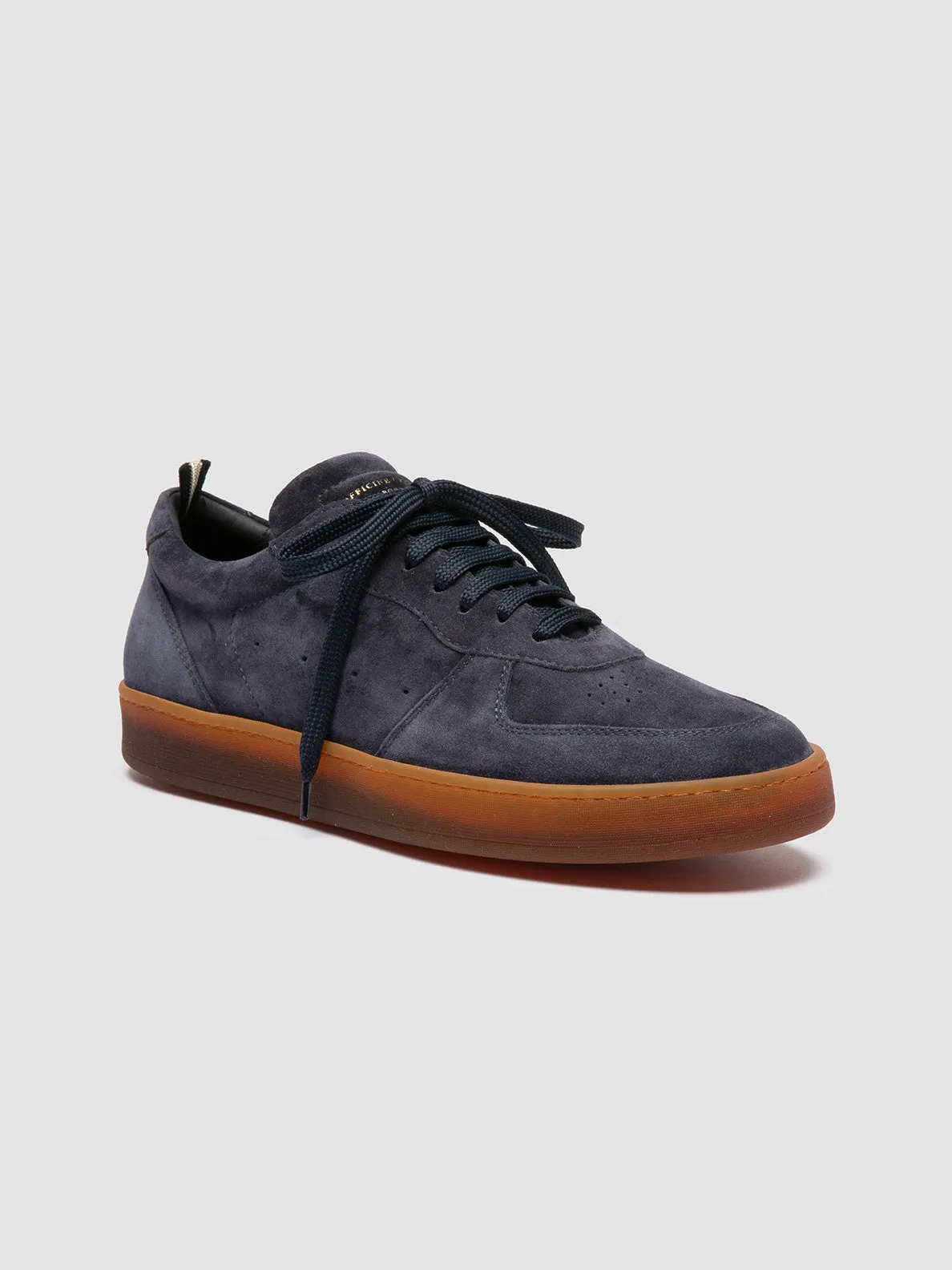 High End ASSET 001 - Navy Suede Low Top Sneakers