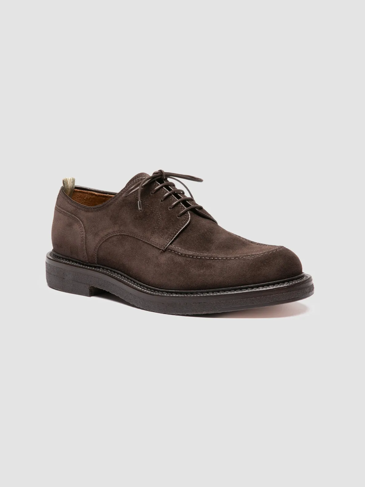 Success Step ASTON CREPE 003 - Dark Brown Suede Derby Shoes