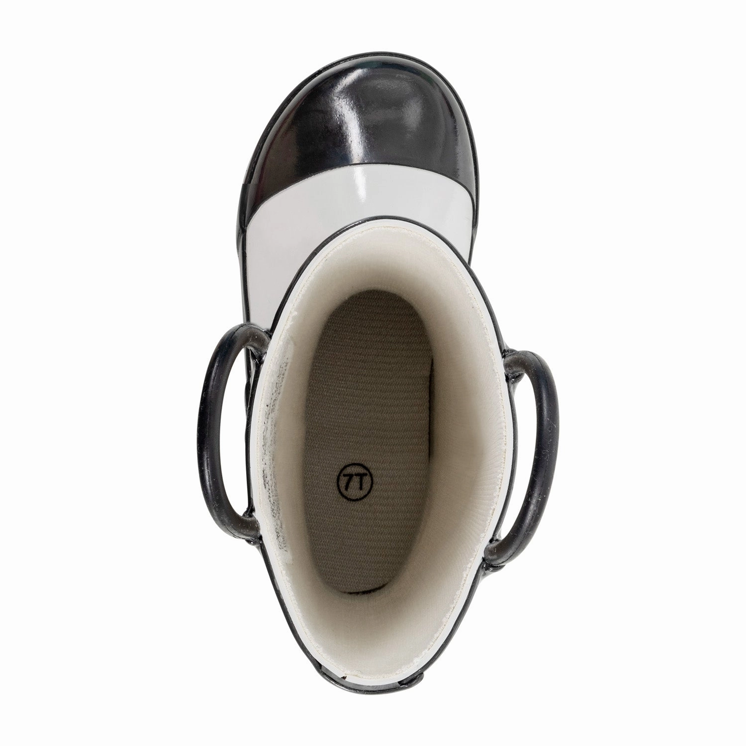 Astronaut Loop Handle Rubber Rain Boots Slip-On Pumps