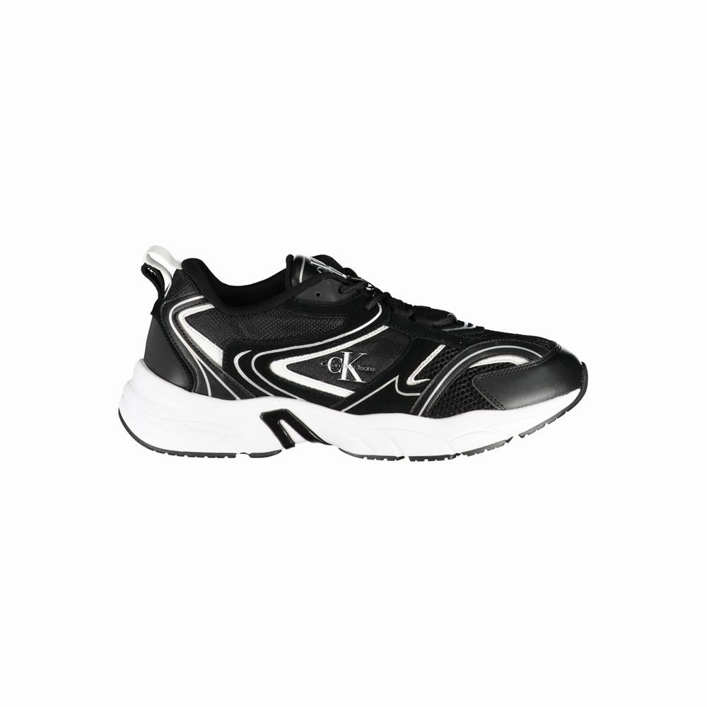 Calvin Klein Sleek Lace-Up Sneakers with Contrast Men's Details college - team - themed running shoes cartoon - themed running shoes