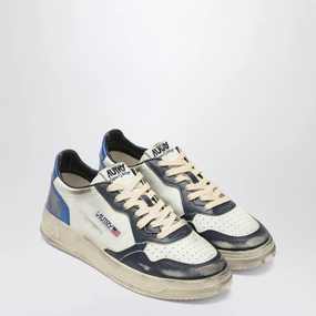 Autry Men's //blue Medalist Low Super Vintage Sneakers yellow running shoes Improved features