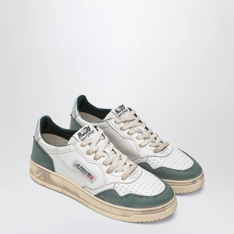 Autry Men's Medalist Low Super Vintage Sneakers / memory - foam - insole bulky - feature shoes