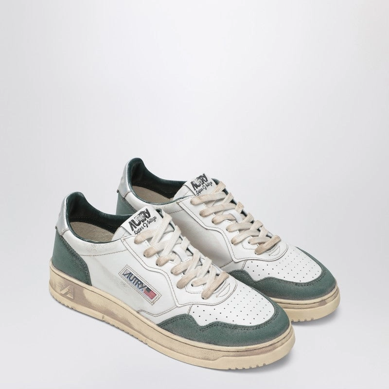 Autry Men's Medalist Low Super Vintage Sneakers / reflective details shoes