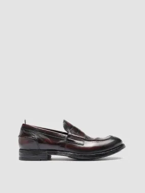Simple Form Client Session BALANCE 011- Burgundy Leather Penny Loafers
