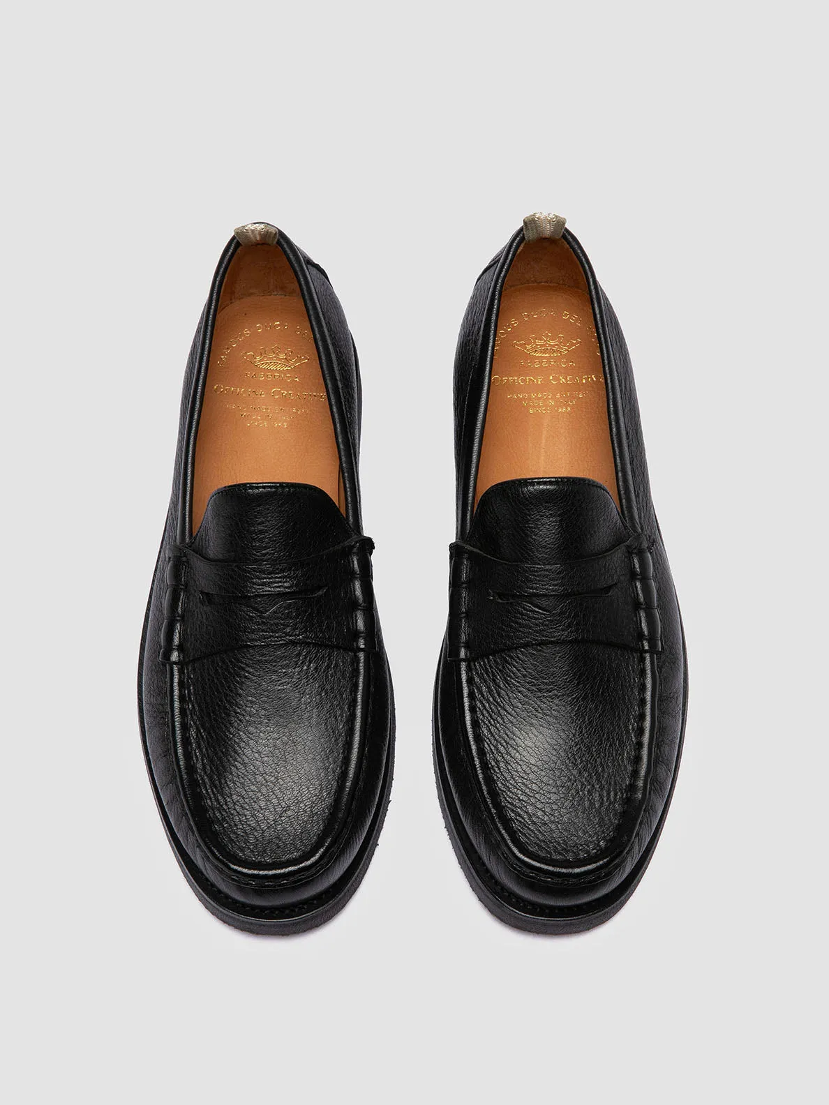 BALFRON FLEXI 001 - Black Leather Penny Loafers Meeting Prep Quiet Step