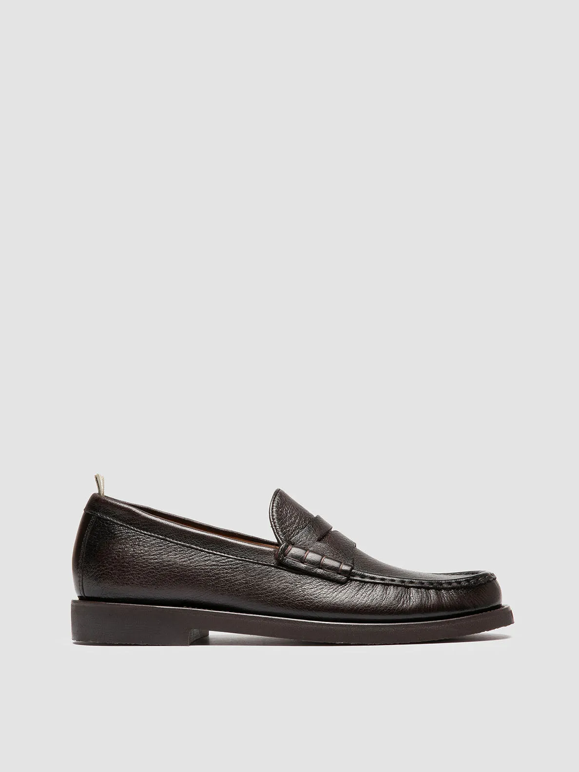BALFRON FLEXI 001 - Dark Brown Leather Penny Loafers Top Shade Urban Steps