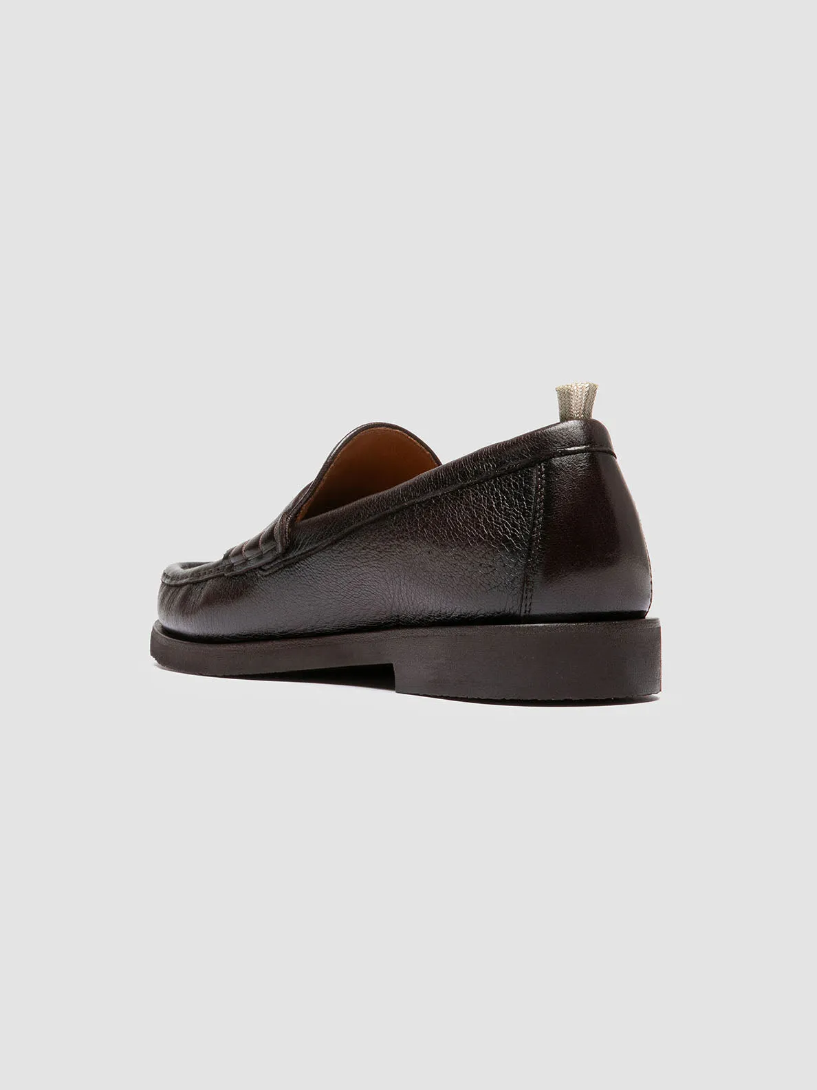 Functional BALFRON FLEXI 001 - Dark Brown Leather Penny Loafers