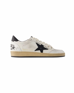 Ball Star Sneakers - Golden Goose - Leather - White/ Black Max Air