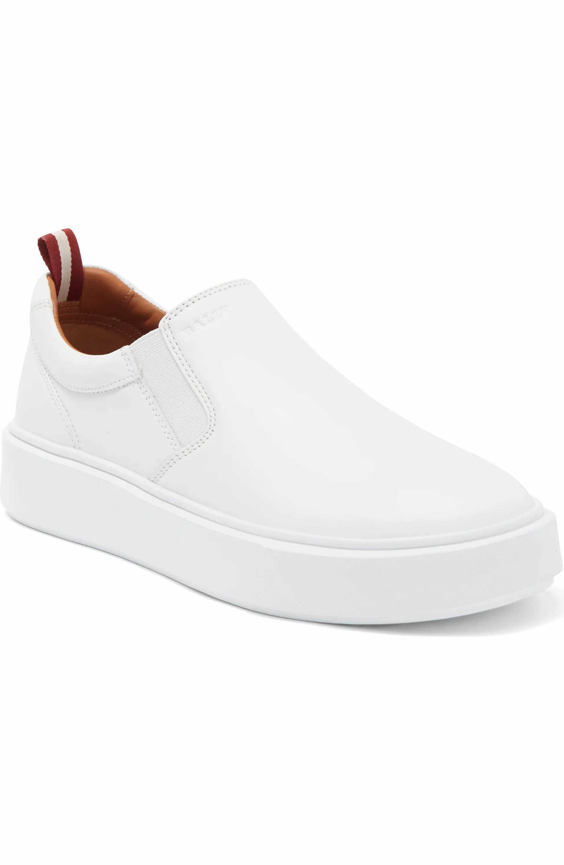 Bally Charles 6240397 Men's White Lamb Leather Sneakers Comfort Walk synthetic - upper - durability shoes