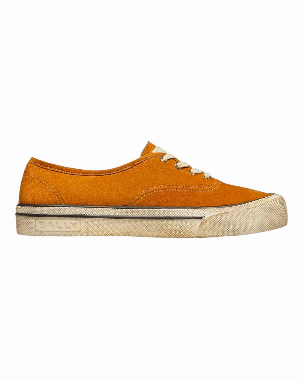 Bally Lyder 6304349 Men's Deserto Suede Leather Sneakers running in a salt flat area shoes