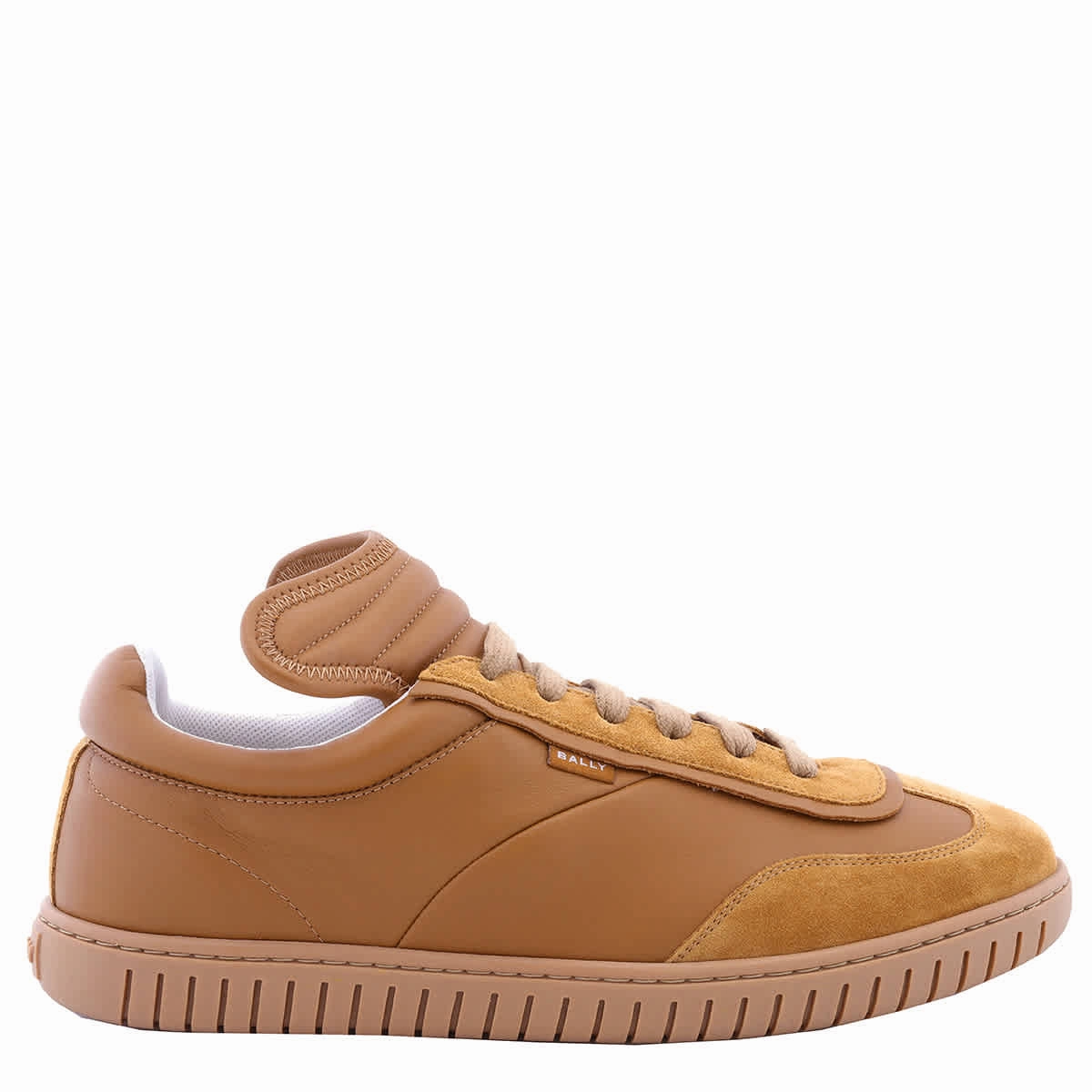 Bally Men's Deserto Calf Suede Parrel Sneakers running in a lake area shoes lightweight - construction shoes