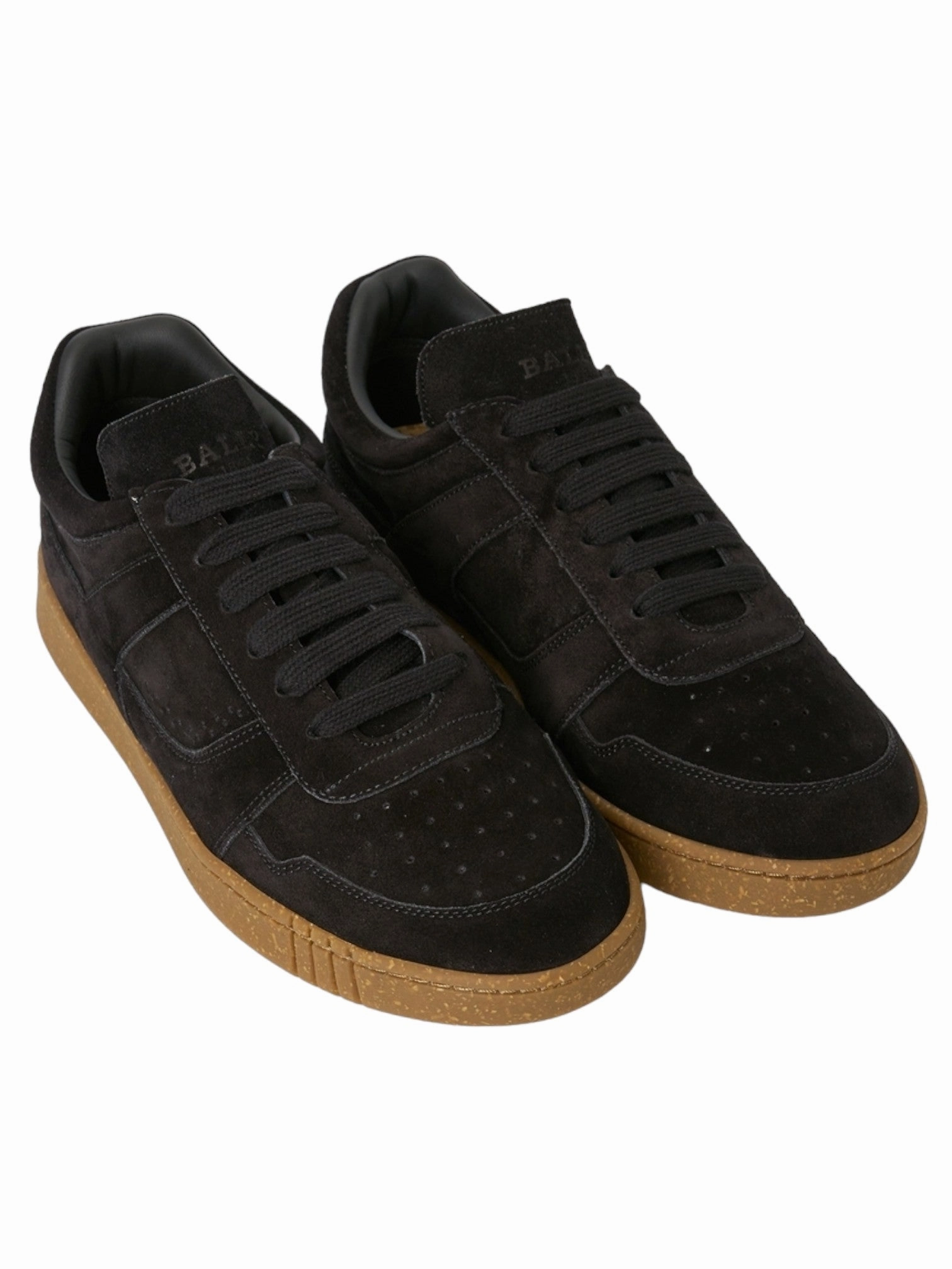 Entry - level track equipment Bally Weky Men's 6303320 Black Suede Sneakers