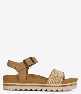 Zip Up Style Glide Step Bearpaw Orion Sandal - Women