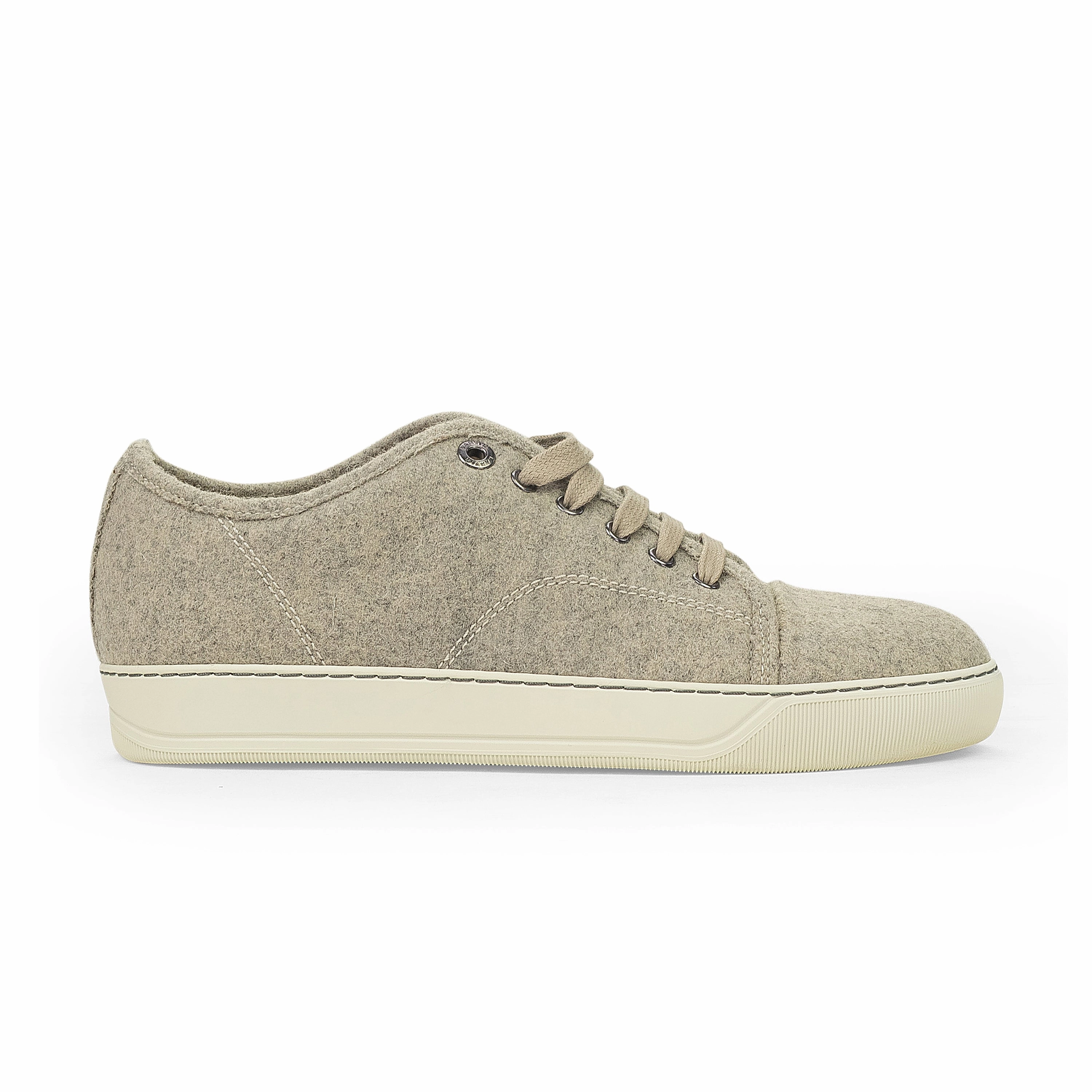 BEIGE DBB1 LOW TOP SNEAKERS wide - toe - box - feature shoes