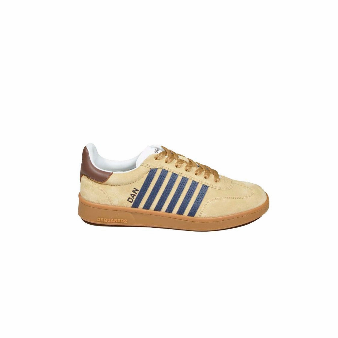 Boost Speed Performance Gear Beige Suede Leather Boxer Sneakers