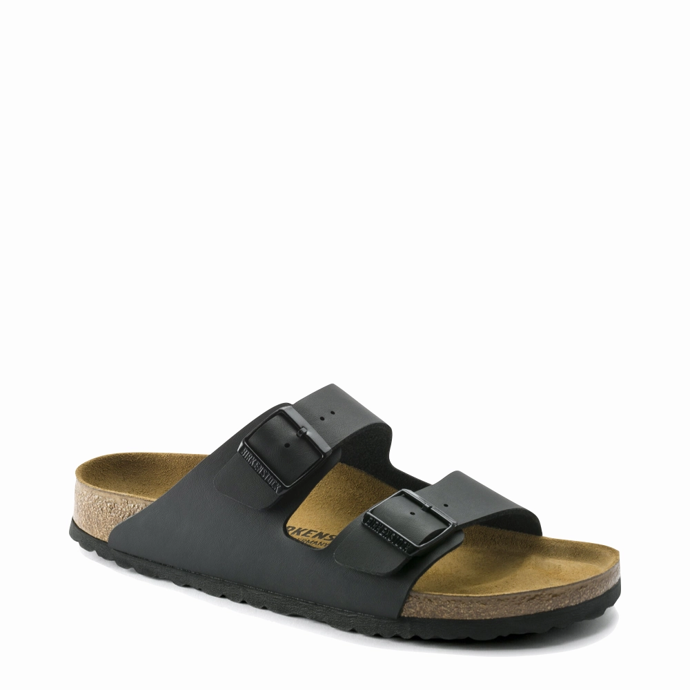 Breathable Design Birkenstock Arizona Birko-Flor Sandal in Black