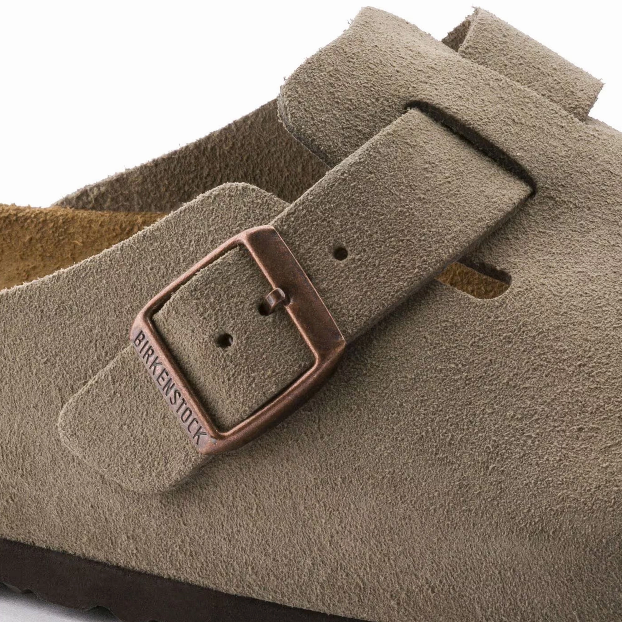 Birkenstock Mens Boston Soft Footbed Slippers (Narrow) rubber