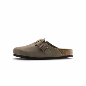 Gladiator Style Birkenstock Mens Boston Soft Footbed Slippers (Narrow)