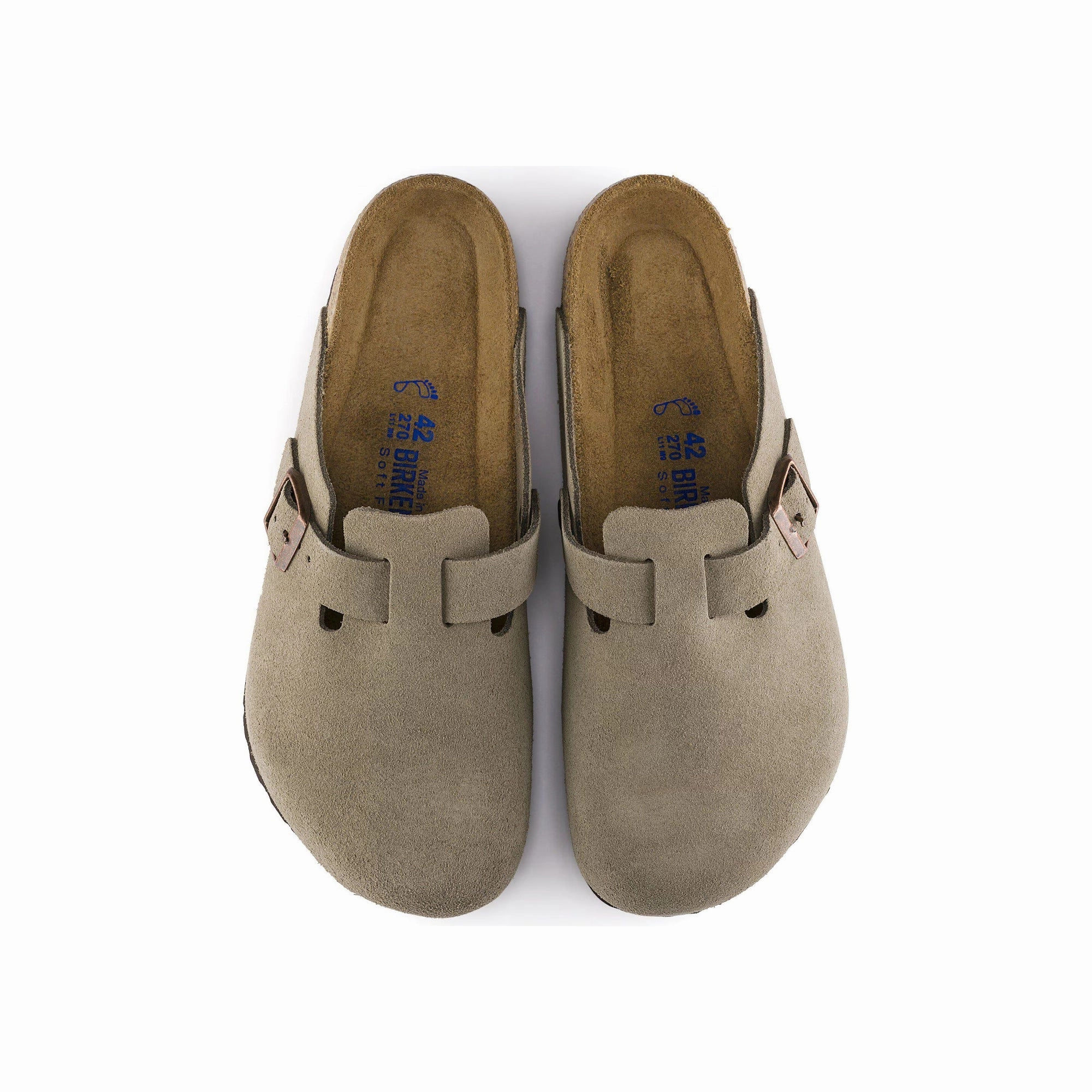 Relaxing Shoes Birkenstock Mens Boston Soft Footbed Slippers (Narrow)