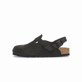 Lightweight Outdoor Footwear Birkenstock Mens Tokio Black Suede Sandals
