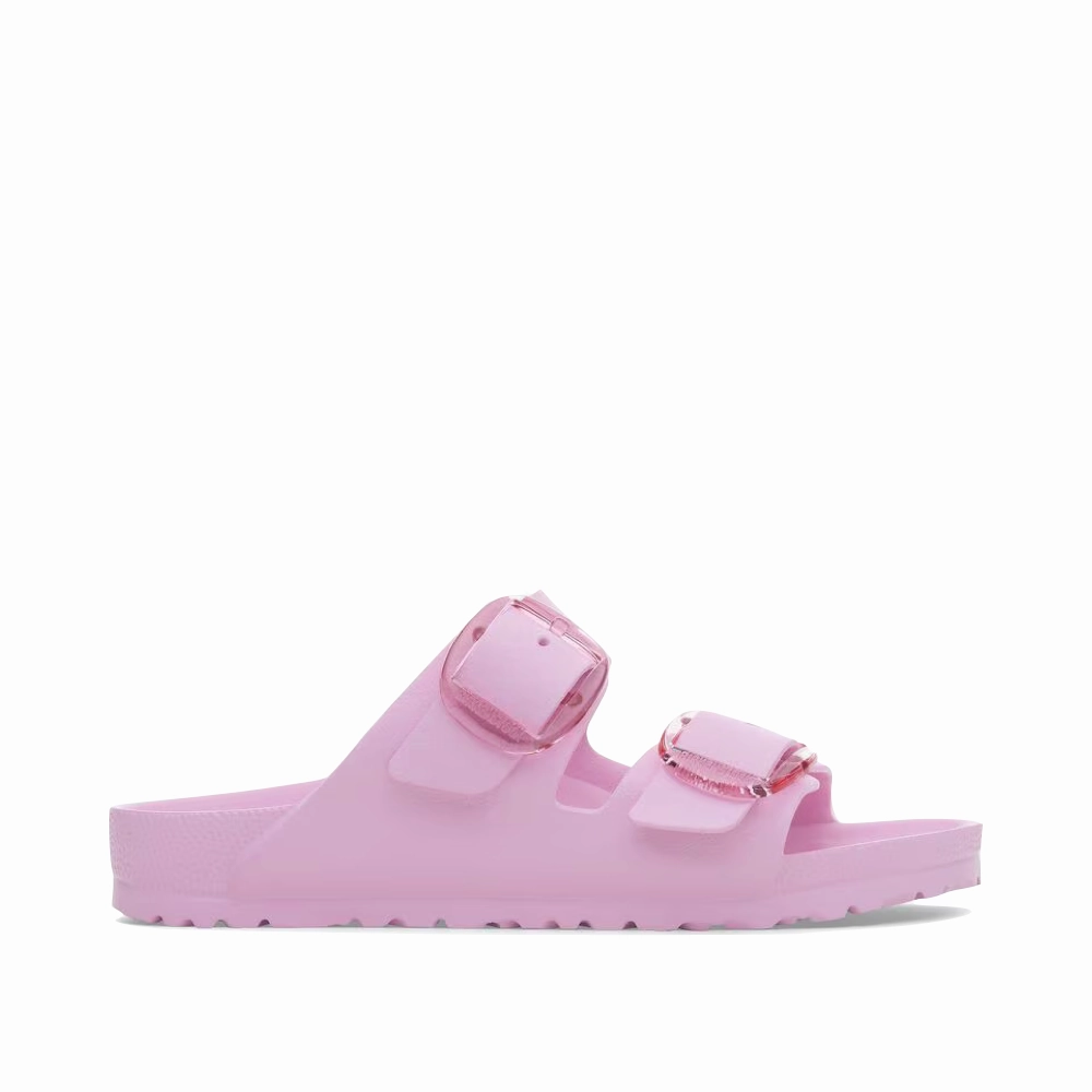 Daily Ease Embroidered Birkenstock Women's Arizona Big Buckle EVA Sandal in Fondant Pink