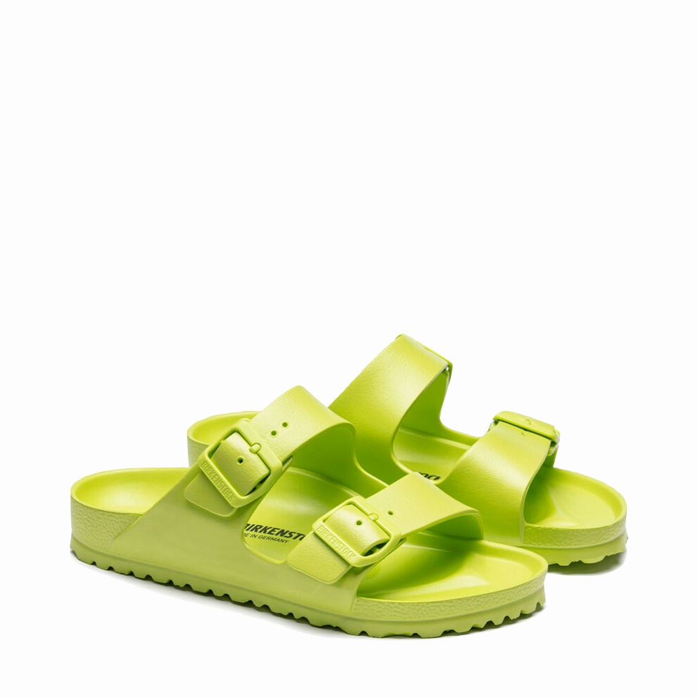 Birkenstock Women's Arizona EVA Sandal in Active Lime Chill Gear