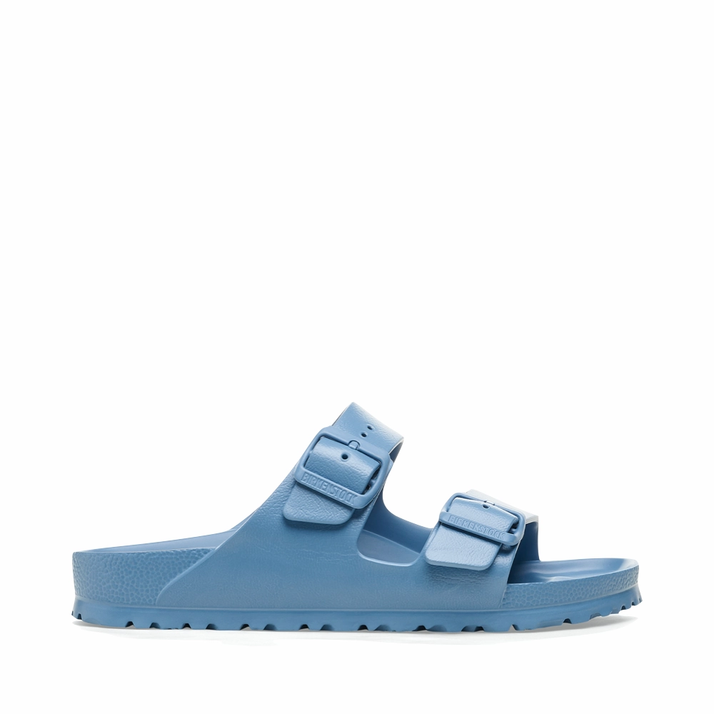 Clear Shape Birkenstock Women's Arizona EVA Sandal in Elemental Blue
