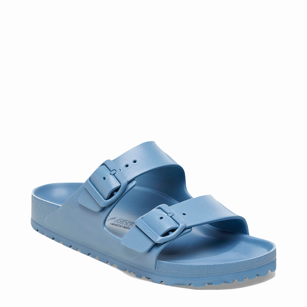 Birkenstock Women's Arizona EVA Sandal in Elemental Blue All-Age Fit Comfy Step