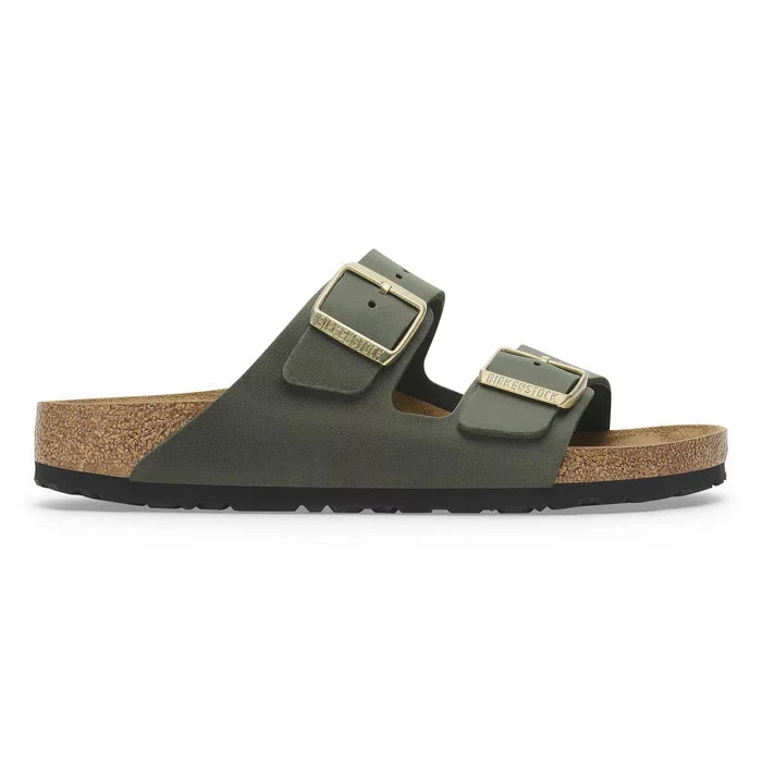 Cushion Lining Birkenstock Women's Arizona Oiled Leather Sandal in Thyme