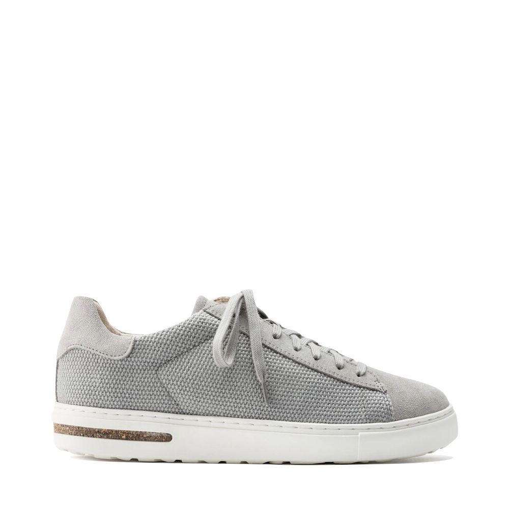 Slip On Design Birkenstock Women's Bend Canvas Lace Sneaker in Whale Gray