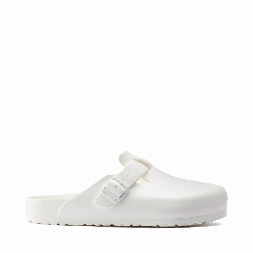 Flat Design Birkenstock Women's Boston EVA Clog in White