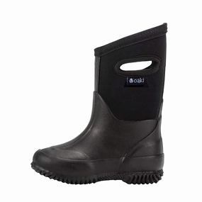 Black Neoprene Rain/Snow Boots Comfortable Gear