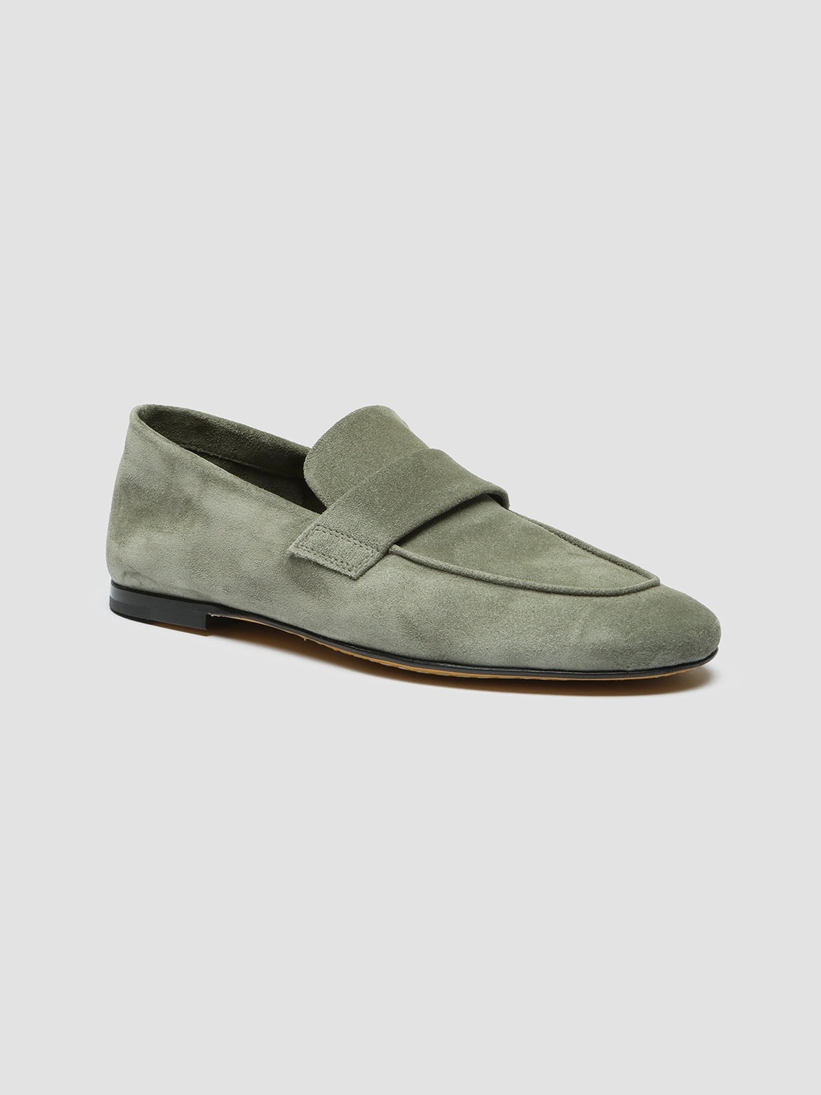 Pad Ease Vintage Look BLAIR 001 - Green Suede Loafers