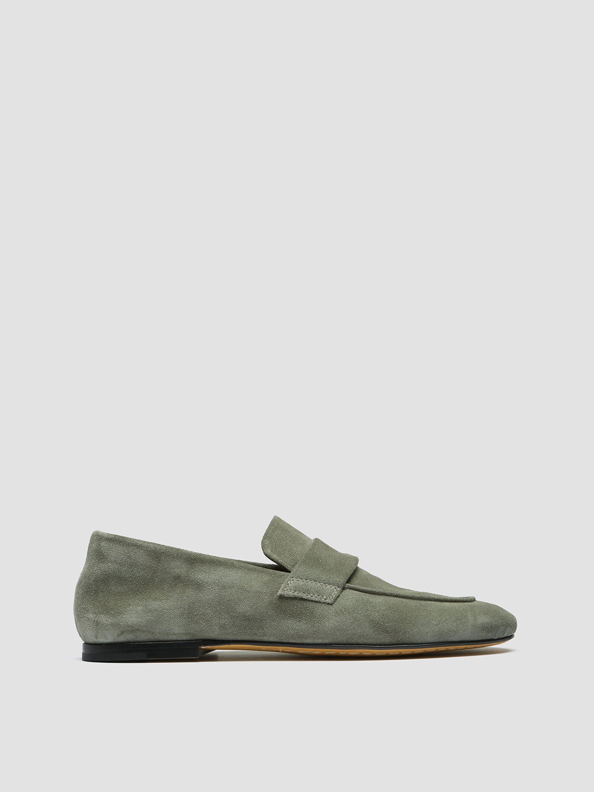 Durable Feel Formal Meeting BLAIR 001 - Green Suede Loafers