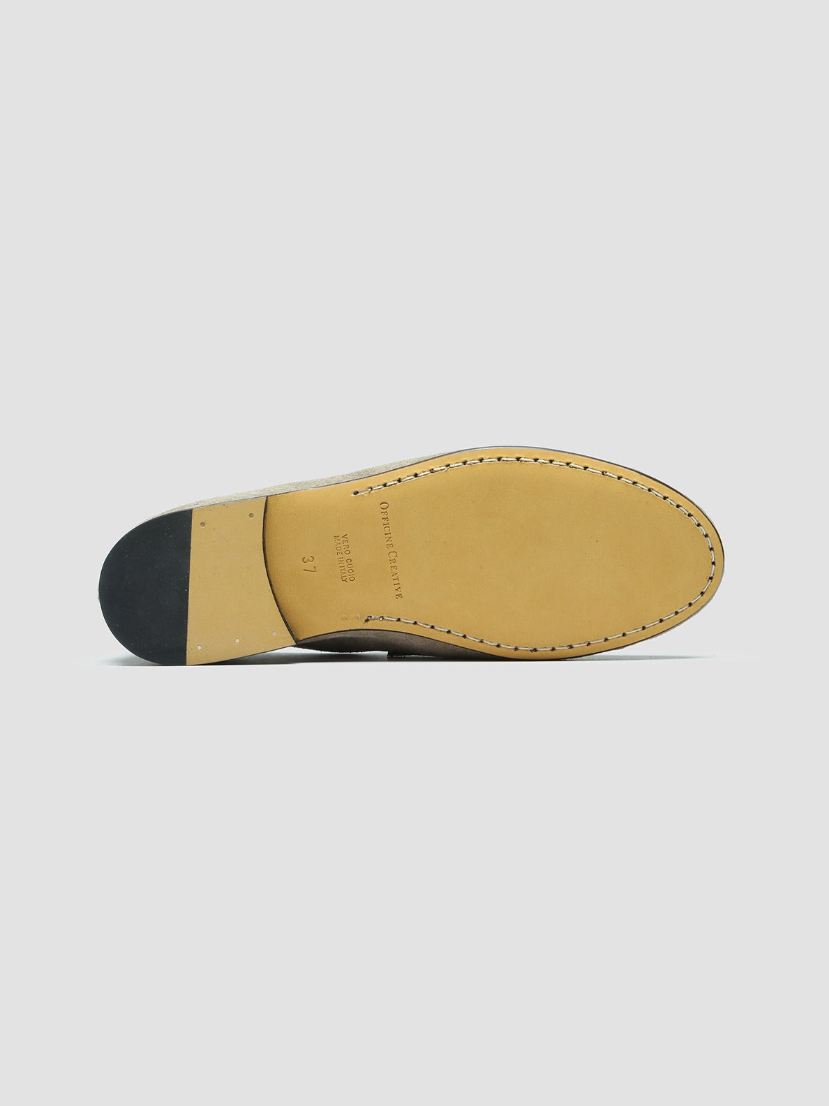 BLAIR 001 - Taupe Suede Loafers Polished Surface