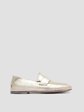 Mid Rise BLAIR DD 001 - Gold Leather Penny Loafers