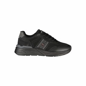 Blauer Polyester Mens Men's Sneaker genuine - leather - upper shoes