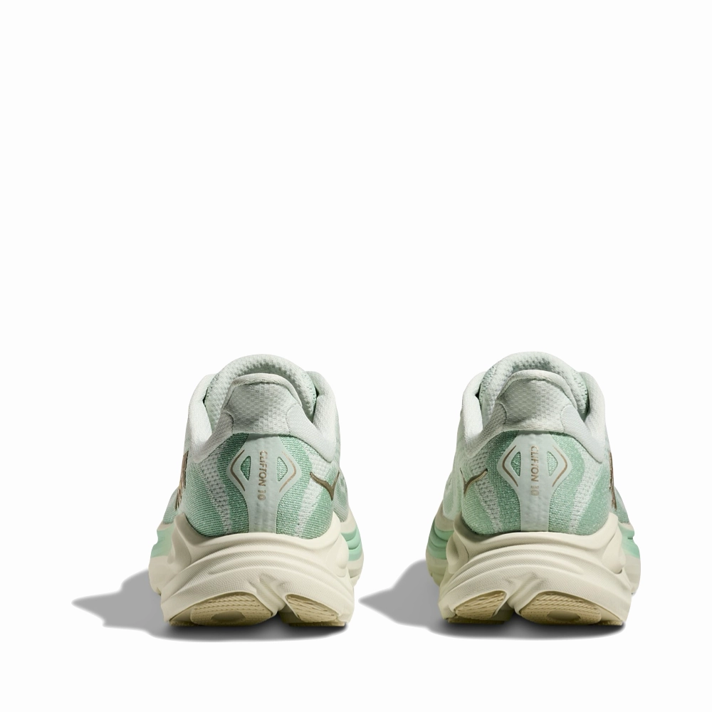 Hoka Women's Clifton 10 Sneaker in Seaglass/Jadeite Parent Jog