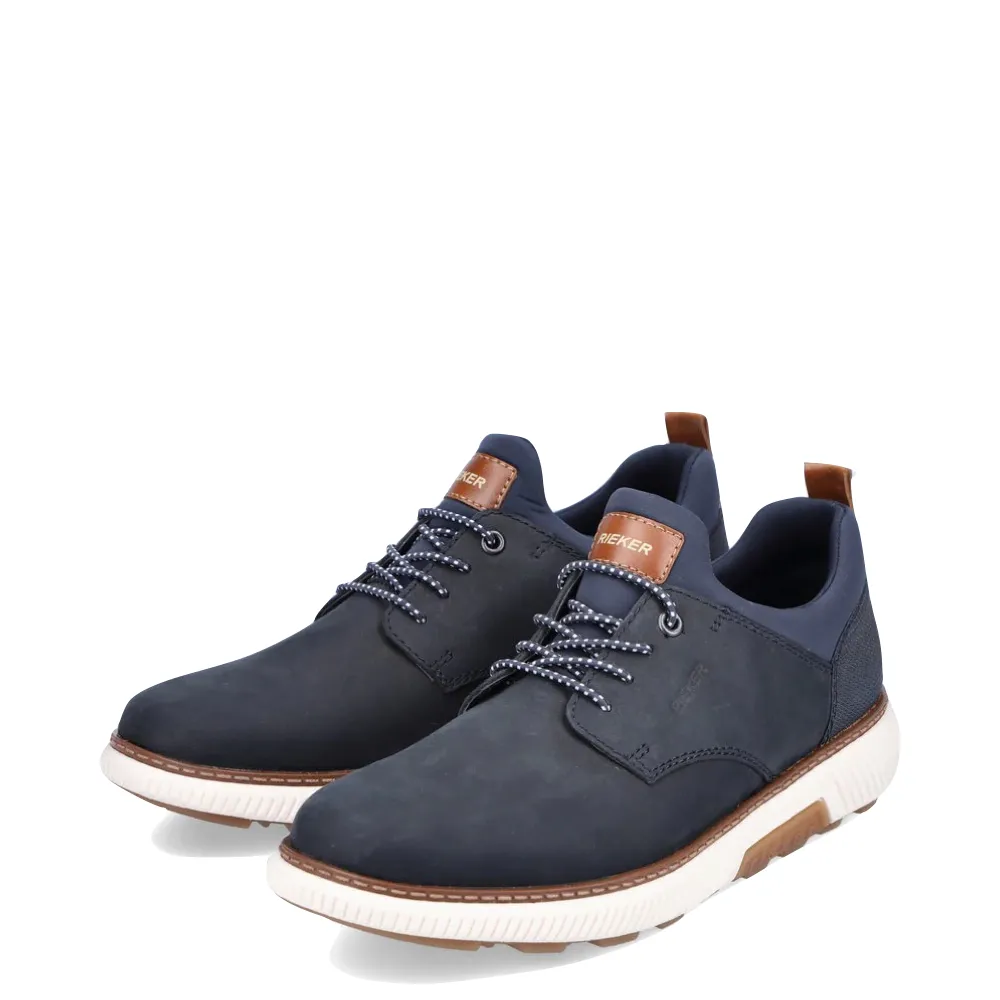 Rieker Men's Stan 60 Bungee Slip On in Navy Safety Hold Fine Craftsmanship