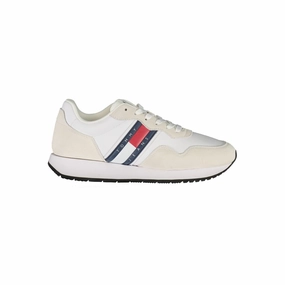 Tommy Hilfiger Leather Men Men's Sneaker treadmill running footwear cushioned - footbed - material shoes