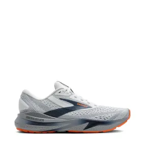 Brooks Men's Adrenaline GTS 24 Sneaker in White/Peacoat/Alloy high - tech shoes toe - box - roomy - design - spaciousness shoes