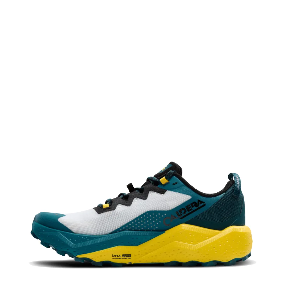 local - themed running wear Brooks Men's Caldera 8 Sneakers in Bit of Blue/Quince/Celestial