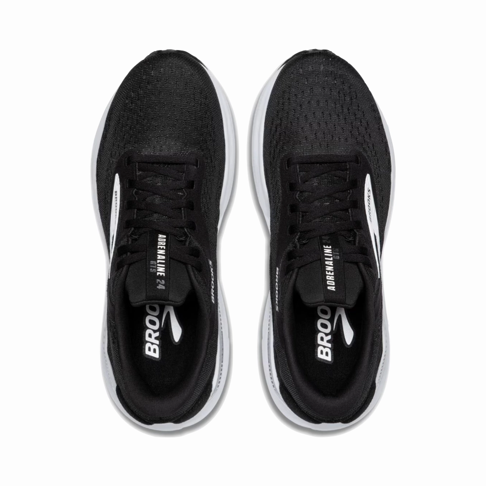 Compact Style Brooks Women's Adrenaline GTS 24 Sneaker in Black/White