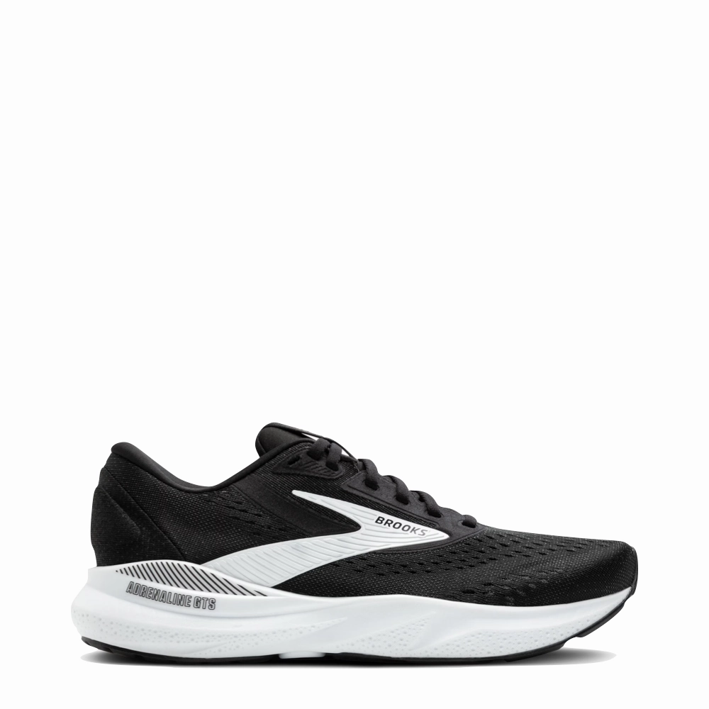 Snack Run Brooks Women's Adrenaline GTS 24 Sneaker in Black/White