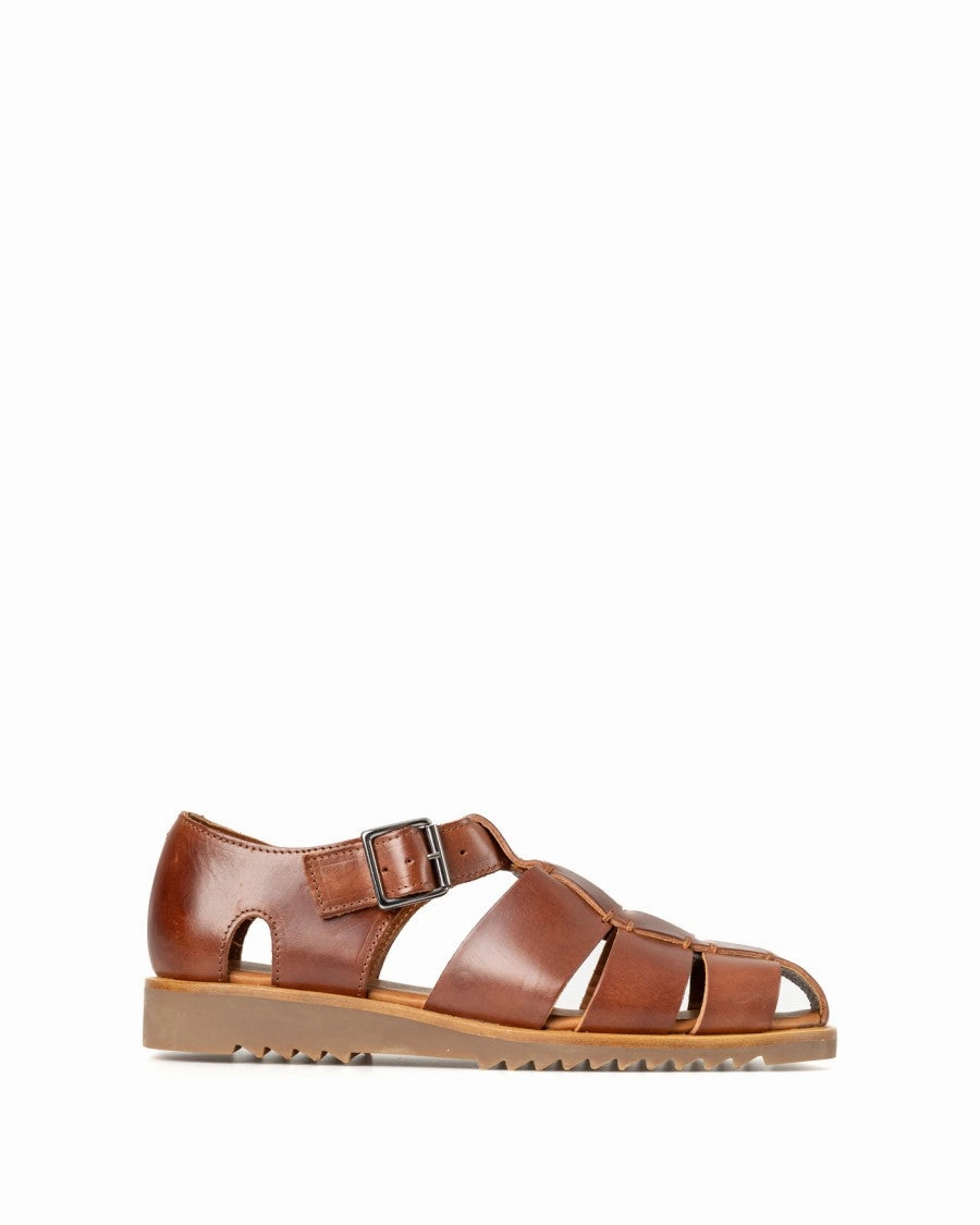 Brown Open-Toe Sandals With Adjustable Buckle cold - resistant - design shoes